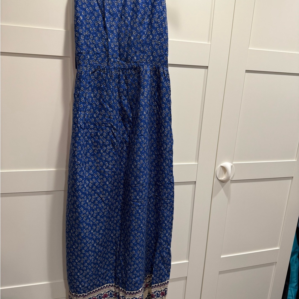 Blue Floral women dress